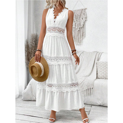 Robe d’été Femme – Dentelle Élégante