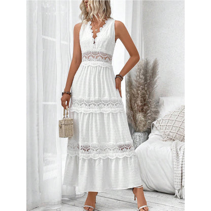 Robe d’été Femme – Dentelle Élégante
