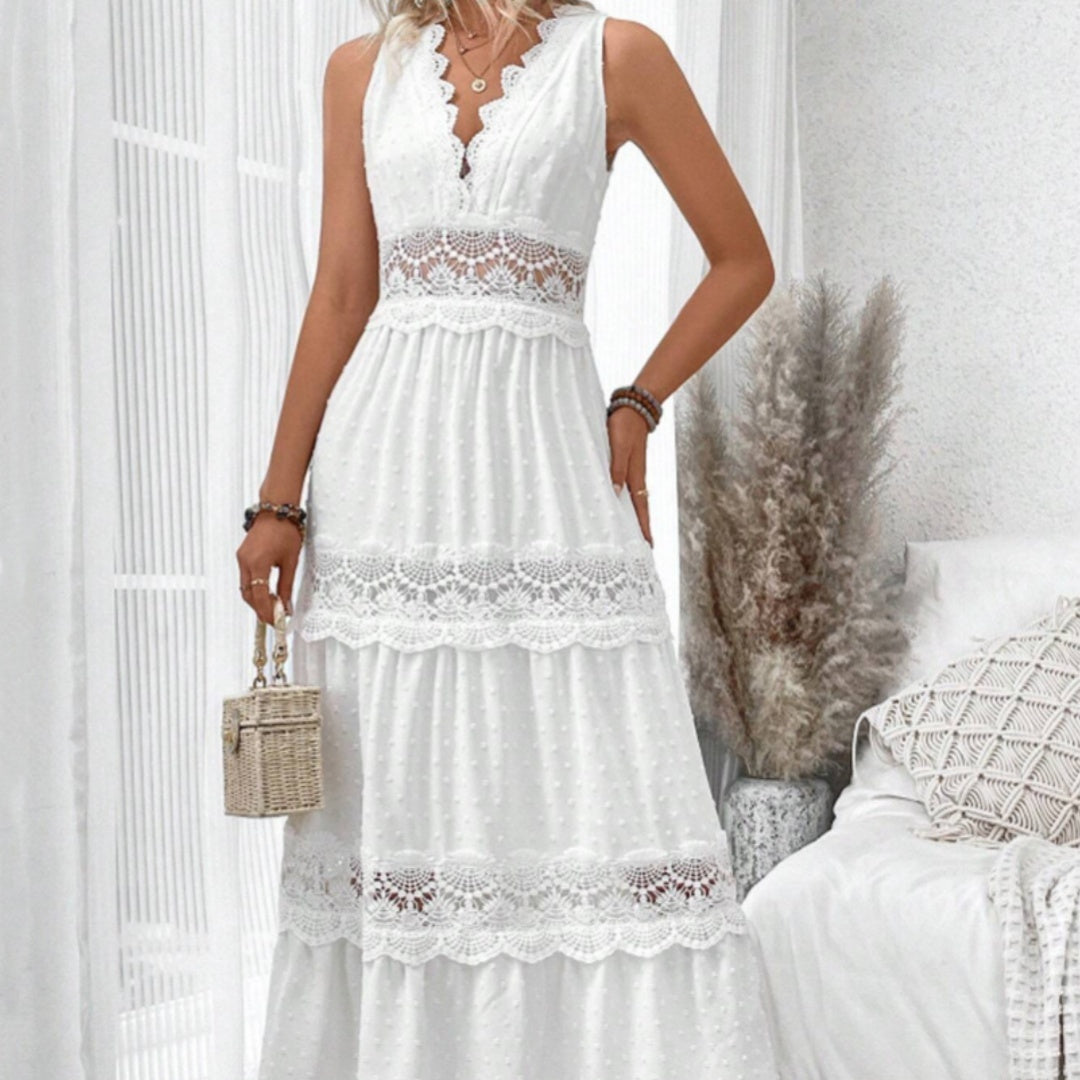 Robe d’été Femme – Dentelle Élégante