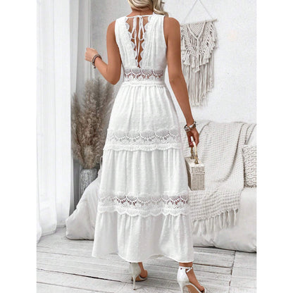 Robe d’été Femme – Dentelle Élégante