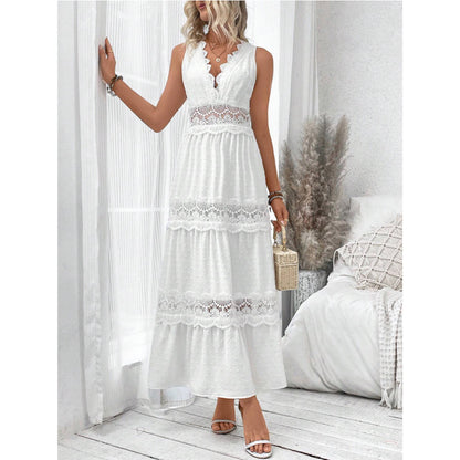 Robe d’été Femme – Dentelle Élégante
